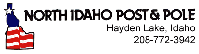 north idaho post and pole logo hayden lake idaho