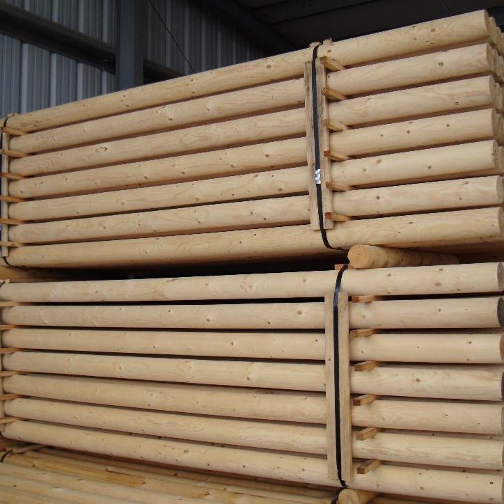 smooth round stock poles bulk